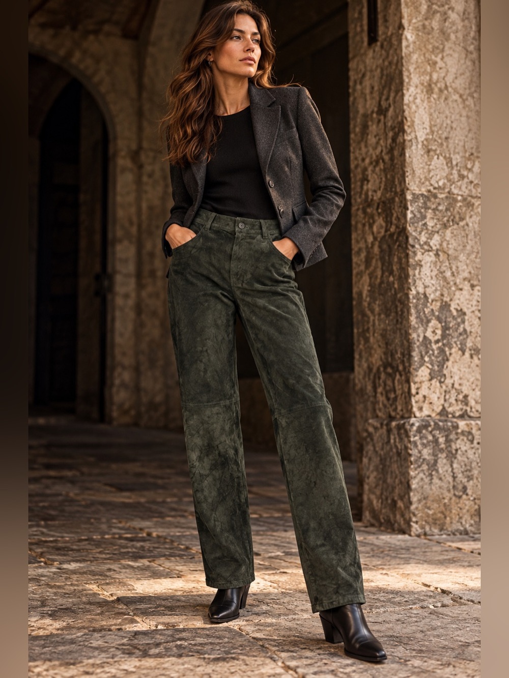 Lauren Ralph Lauren Suede Pants| Size 10
